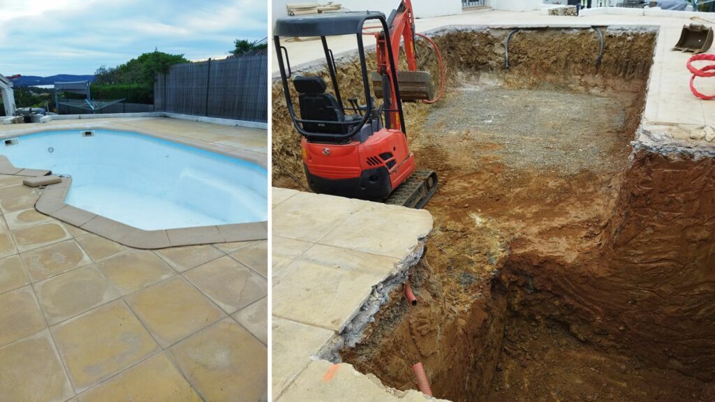 rénovation de piscine creusée var 