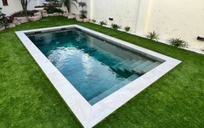 Construction petite piscine Balinaise haut de gamme dans le Var !