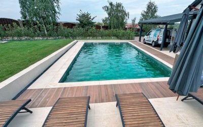 Construction d’une piscine creusée en béton monobloc près de Saint-Tropez